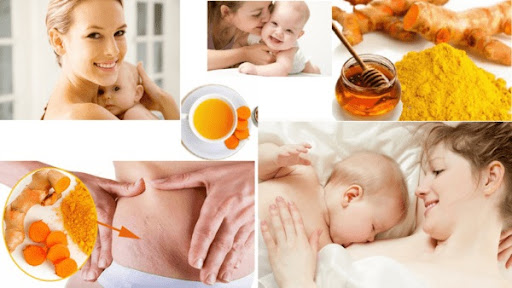 Nghệ không những tốt cho trẻ sơ sinh mà còn có công dụng làm đẹp da cho mẹ 
