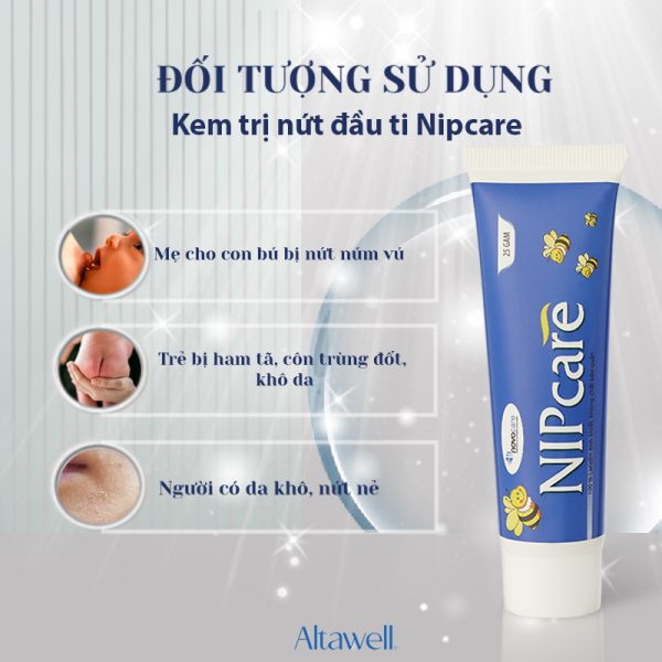 Kem bôi đầu ti Nipcare cho mẹ sau sinh, người khô da, khô môi,...