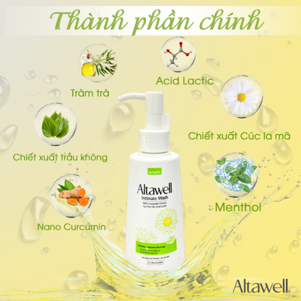 Gel phụ khoa Altawell thành phần tự nhiên