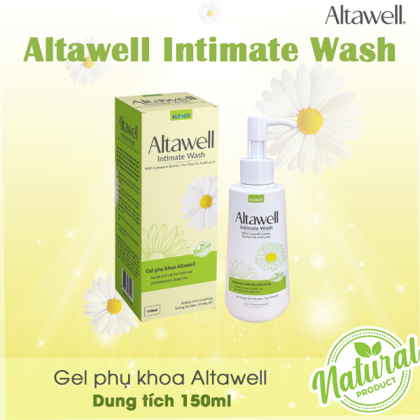 gel phụ khoa Altawell giúp vùng kín sạch thơm suốt 24h