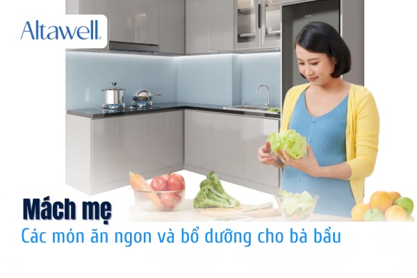 Mách mẹ các món ăn ngon và bổ dưỡng cho bà bầu