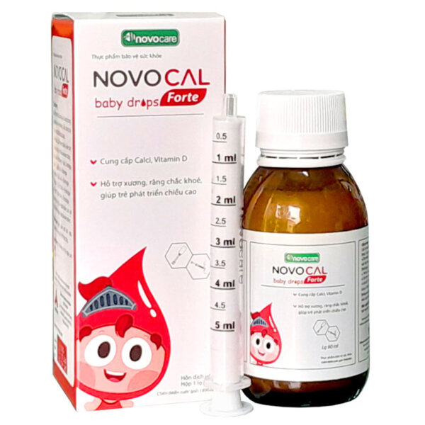 Novocal Baby Drops Forte - Calci hữu cơ dành cho bé