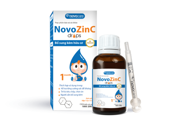 NovozinC - Kẽm hữu cơ nhỏ giọt