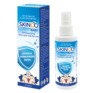 Xịt vệ sinh da và làm sạch bề mặt Skinoo Baby Sanitizing Spray